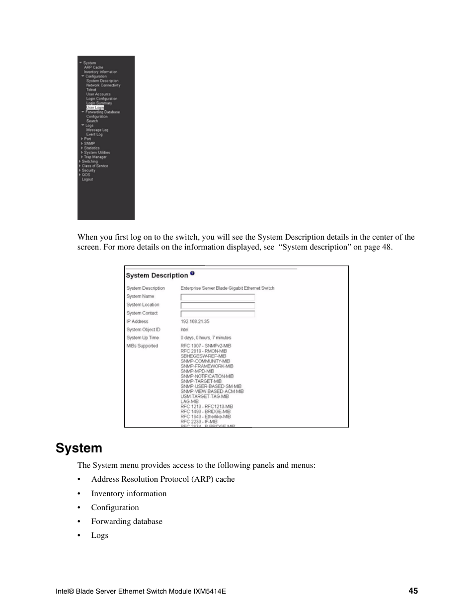 System | Intel IXM5414E User Manual | Page 55 / 294