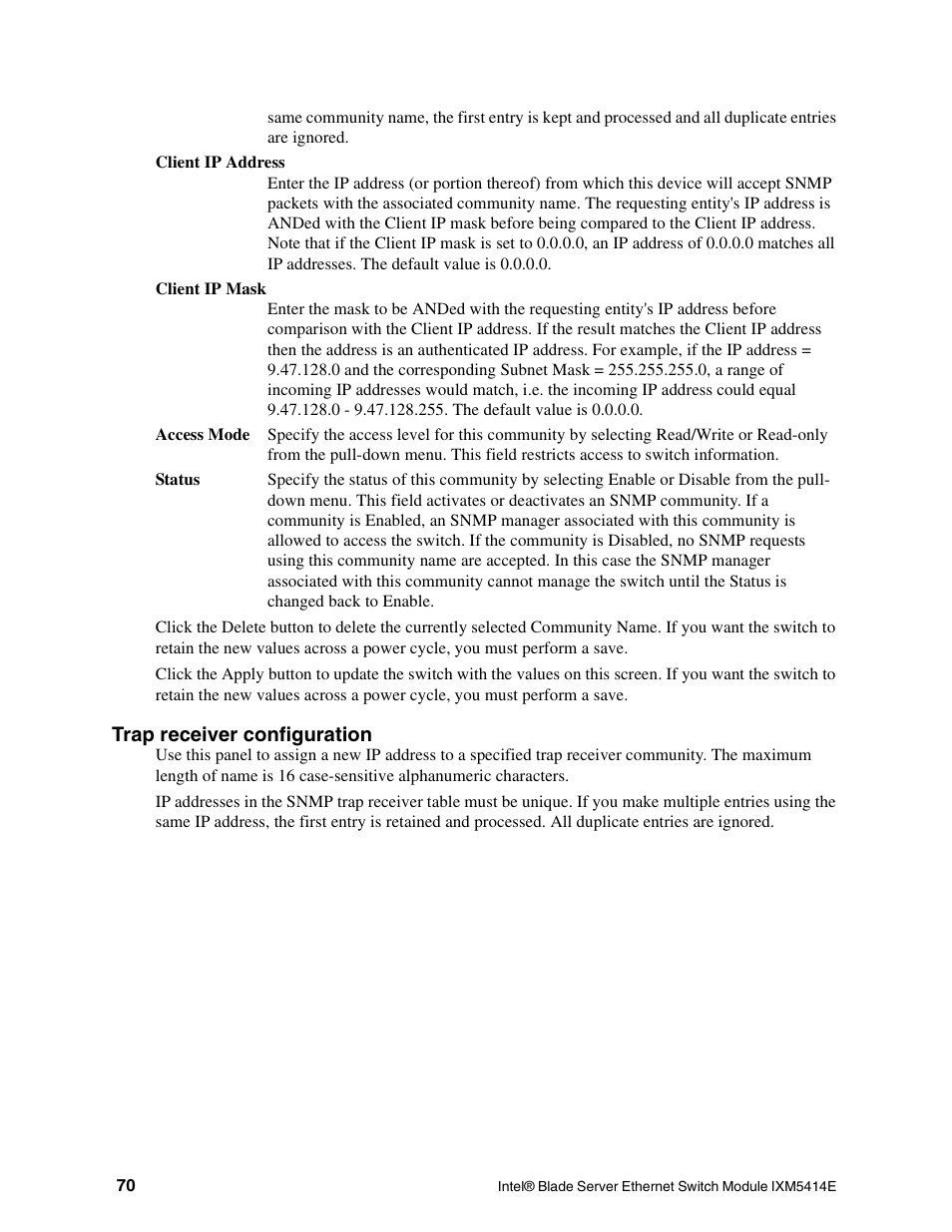 Intel IXM5414E User Manual | Page 80 / 294