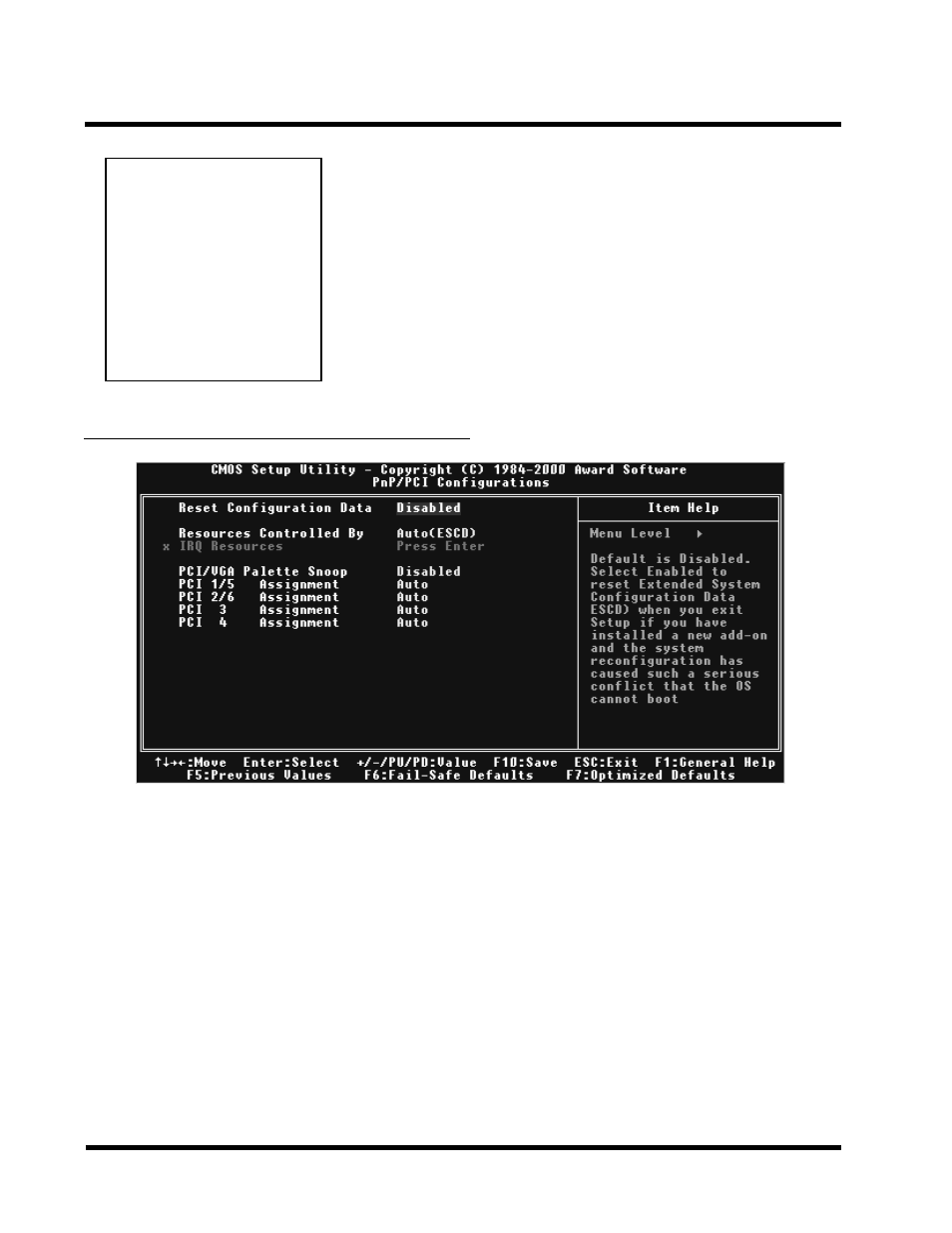 Bios setup, 8 pnp/pci configuration setup | Intel SOCKET 370 CELERON TS-ASP3 User Manual | Page 46 / 61