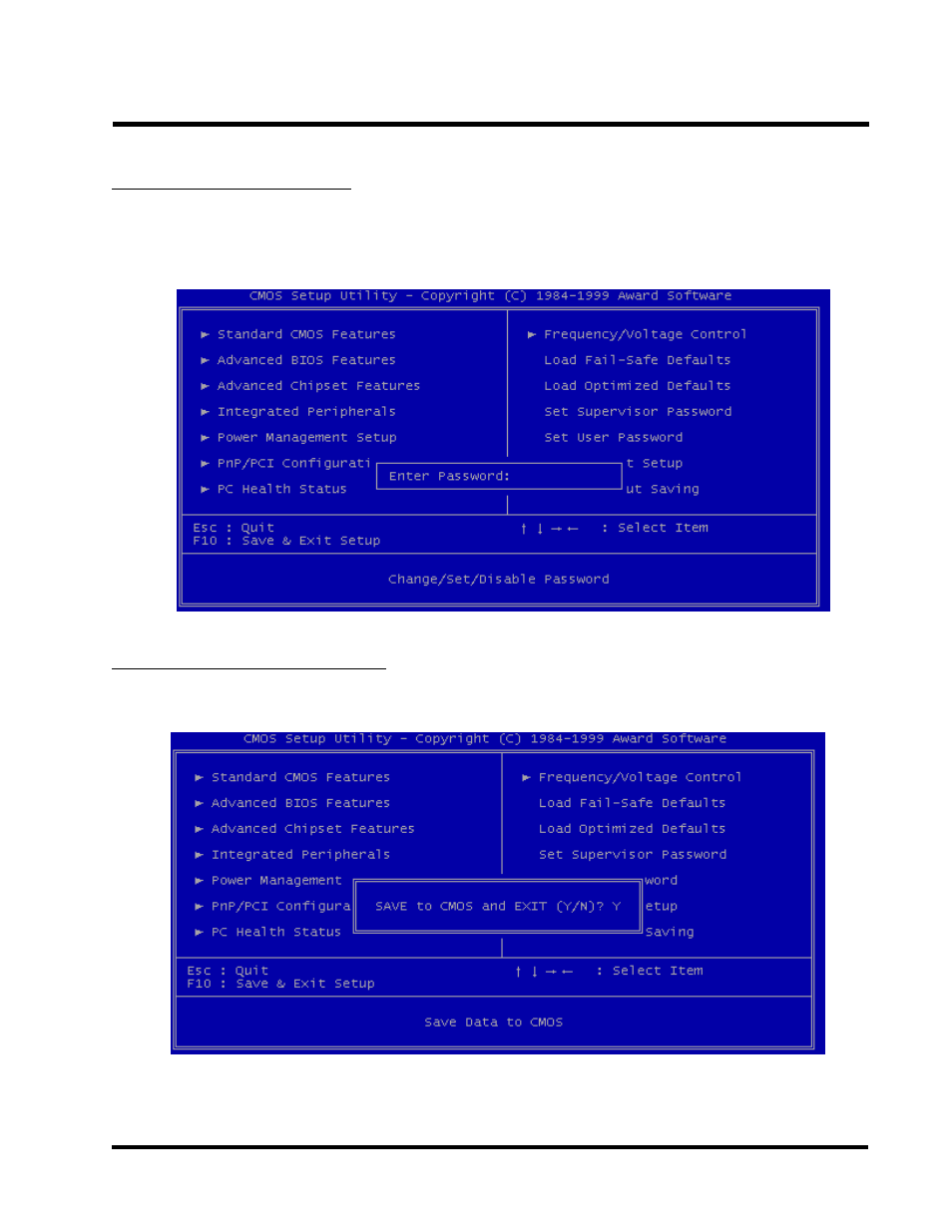 Bios setup | Intel SOCKET 370 CELERON TS-ASP3 User Manual | Page 53 / 61