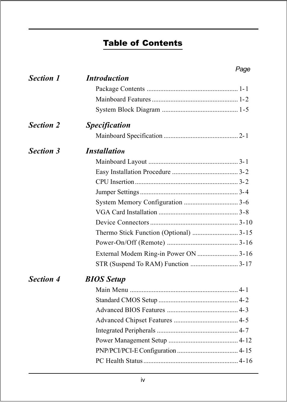 Intel I945P User Manual | Page 4 / 70