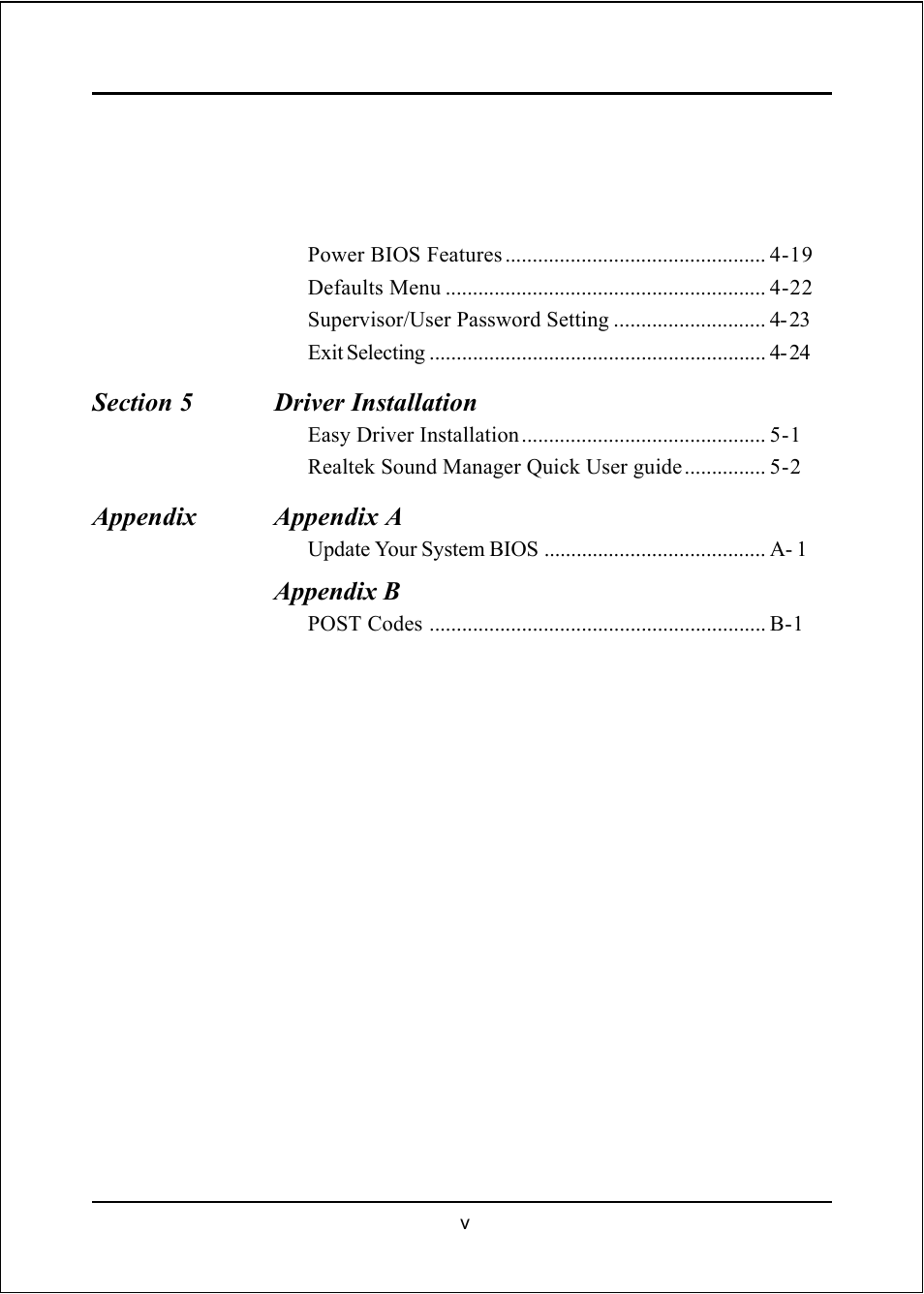 Intel I945P User Manual | Page 5 / 70