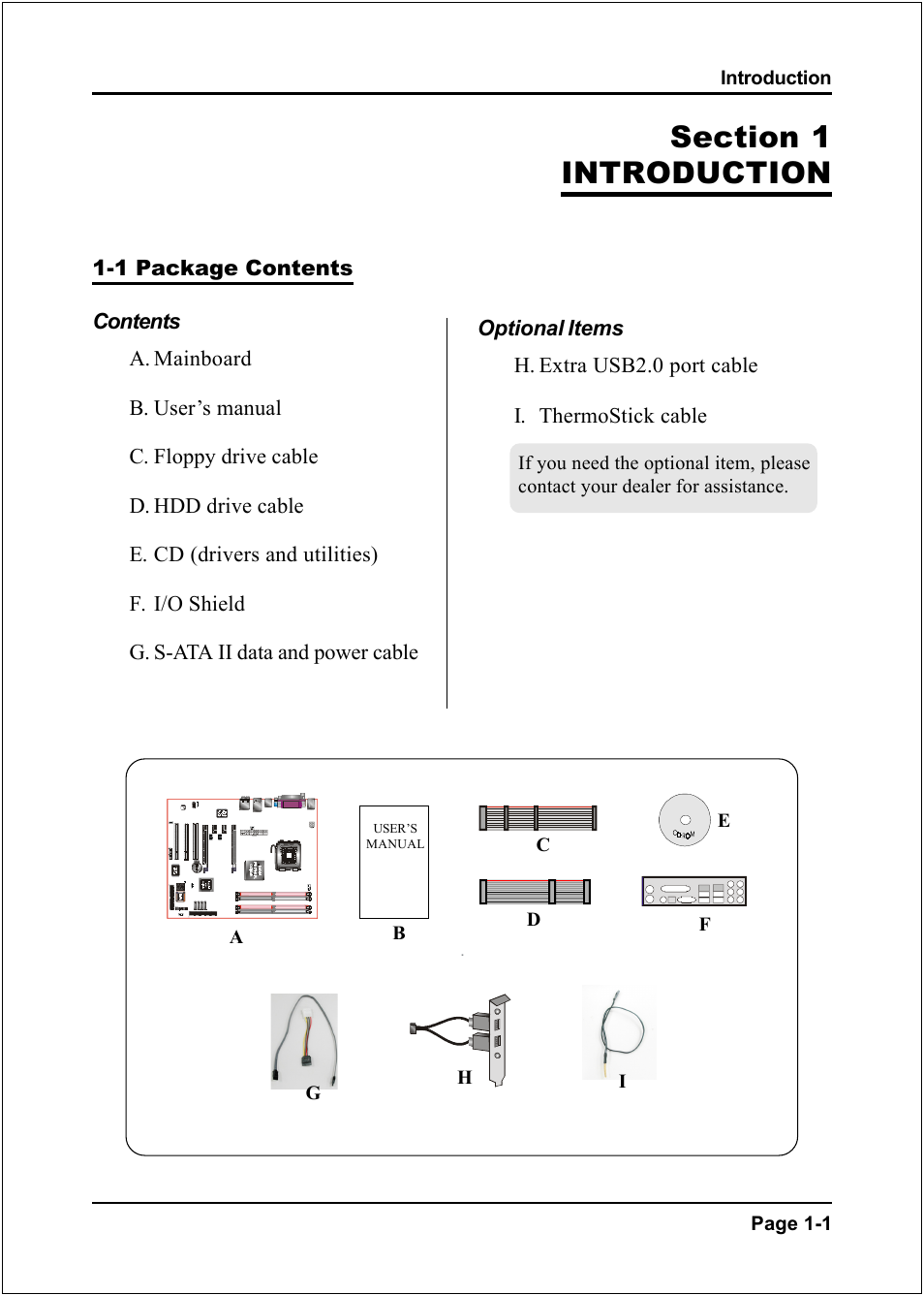 Intel I945P User Manual | Page 7 / 70