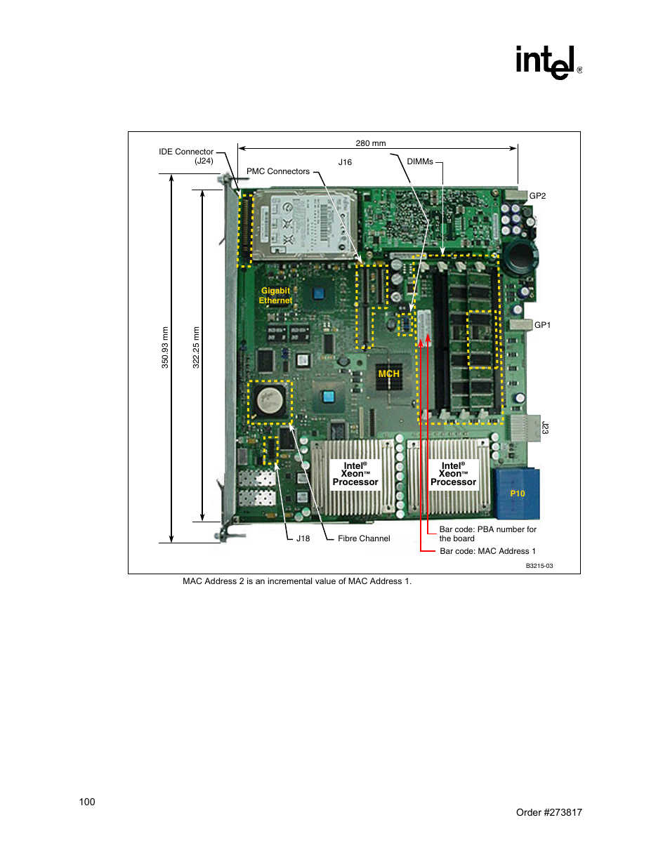 20 component layout (#1), Figure 20, Figure 20, “component layout | Figure 20, “component | Intel NetStructure MPCBL0001 User Manual | Page 100 / 198