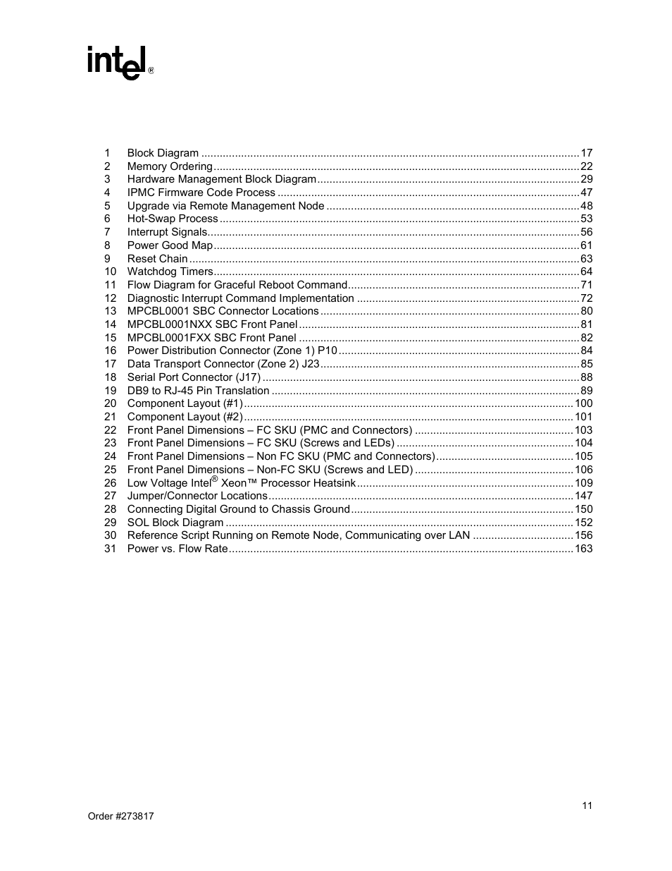 Figures | Intel NetStructure MPCBL0001 User Manual | Page 11 / 198