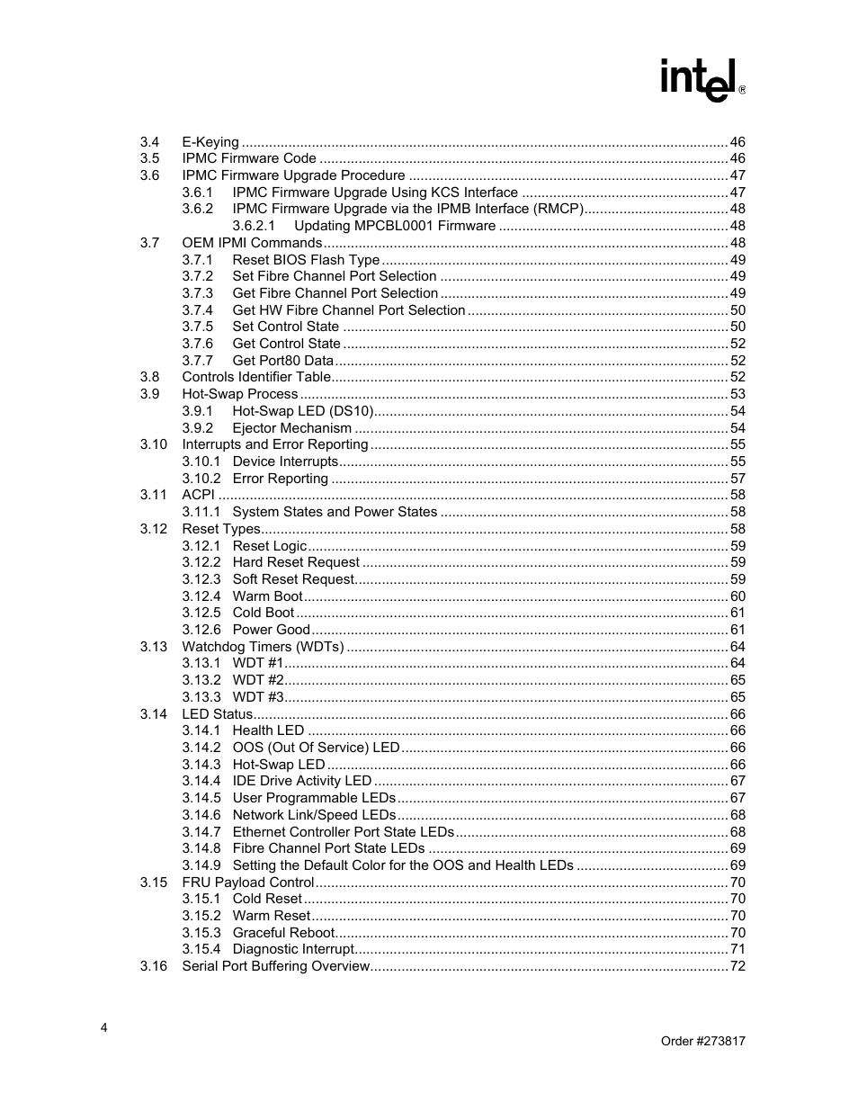 Intel NetStructure MPCBL0001 User Manual | Page 4 / 198