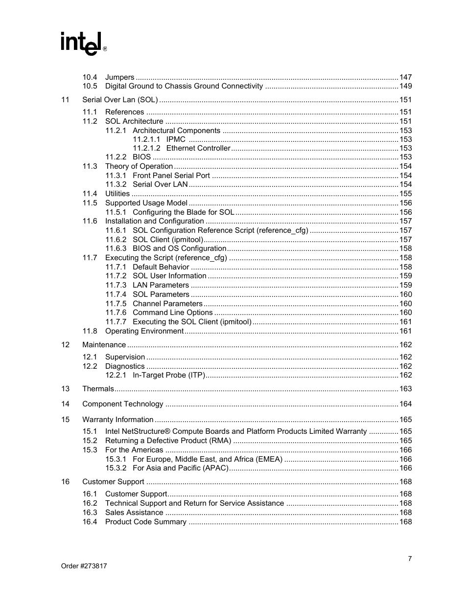 Intel NetStructure MPCBL0001 User Manual | Page 7 / 198