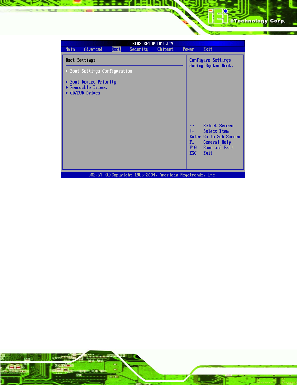 1 boot settings configuration, Bios menu 11: boot | Intel iEi Motherboard A300 User Manual | Page 126 / 192
