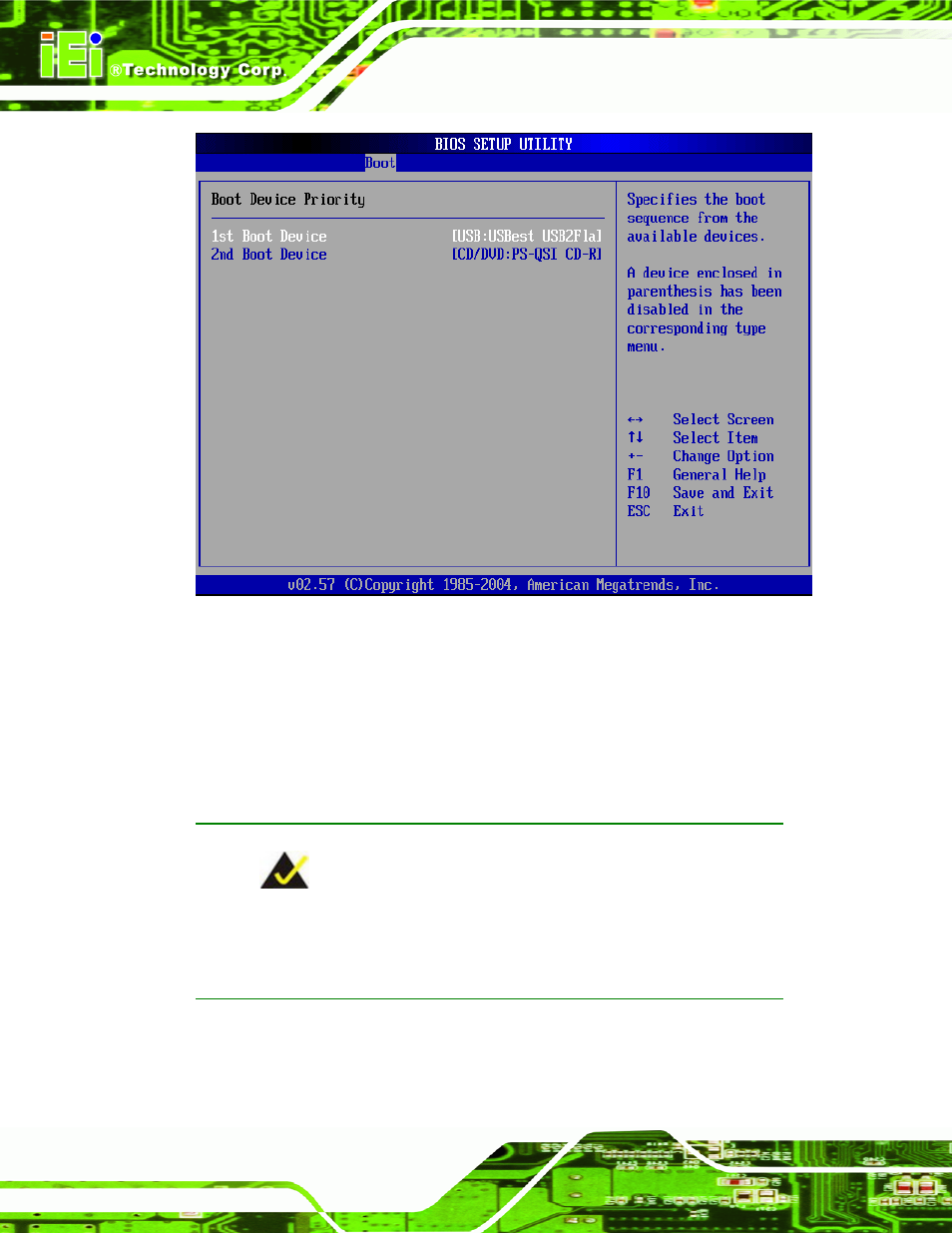 3 removable drives, Bios menu 13: boot device priority settings | Intel iEi Motherboard A300 User Manual | Page 131 / 192