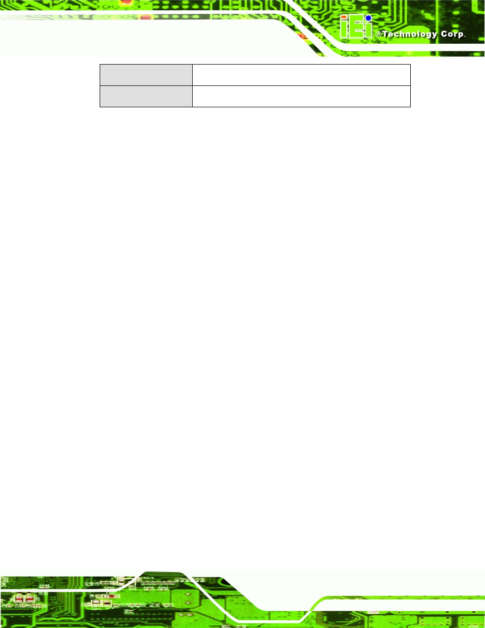 Table 1-1: technical specifications | Intel iEi Motherboard A300 User Manual | Page 24 / 192
