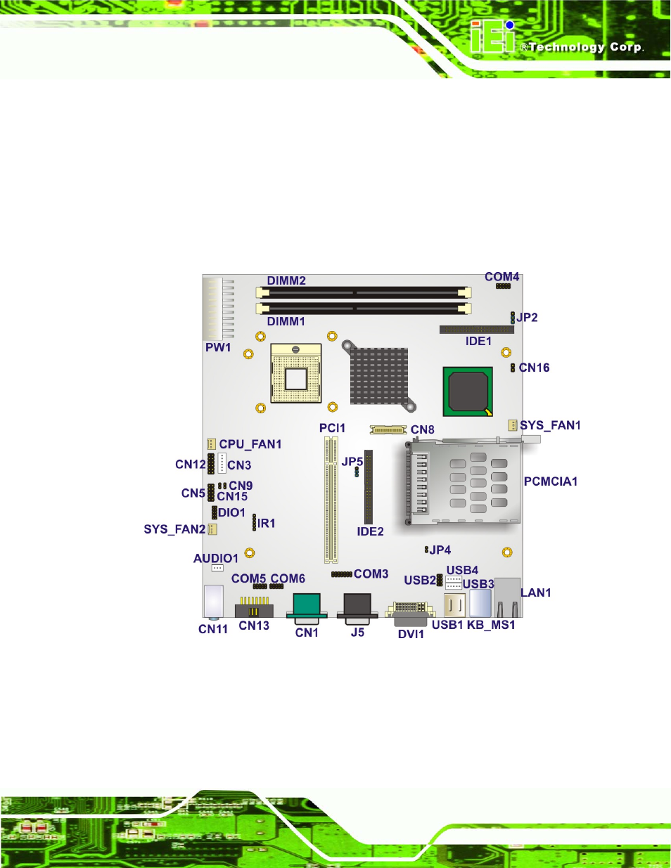 1 peripheral interface connectors, 1 a300 layout, Eripheral | Nterface, Onnectors, Figure 4-1: connector and jumper locations | Intel iEi Motherboard A300 User Manual | Page 44 / 192