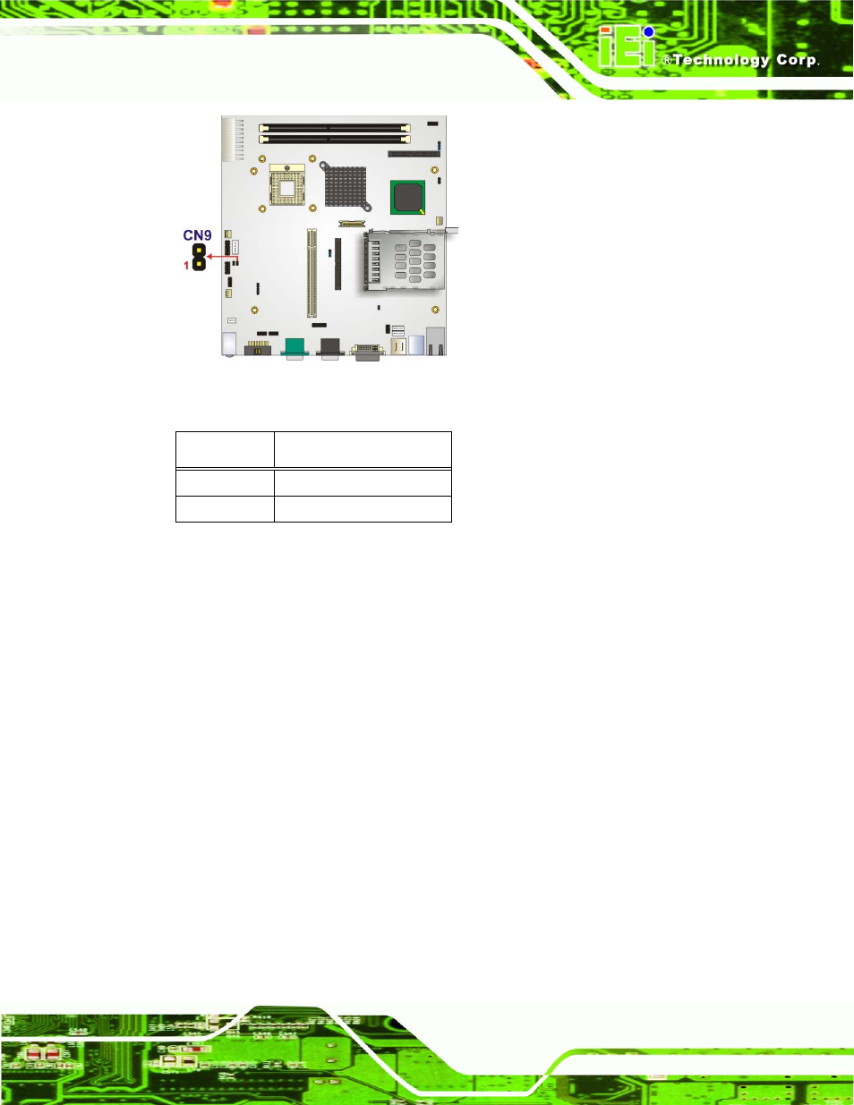 11 power button connector, Figure 4-12: led connector locations, Table 4-12: led connector pinouts | Intel iEi Motherboard A300 User Manual | Page 58 / 192