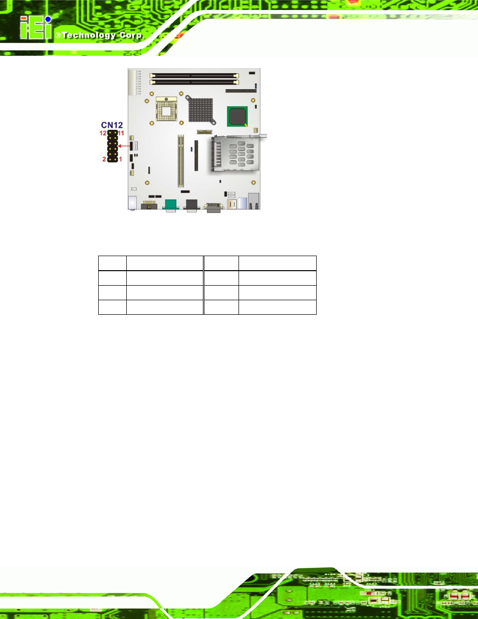 15 tft lcd lvds connector, Figure 4-16: front panel connector location, Table 4-18: front panel connector pinouts | A300 motherboard, Page 48 | Intel iEi Motherboard A300 User Manual | Page 63 / 192
