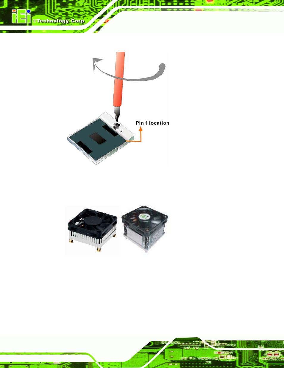 2 cooling kit cf-479b-rs installation, Figure 5-2: lock the cpu socket retention screw | Intel iEi Motherboard A300 User Manual | Page 81 / 192
