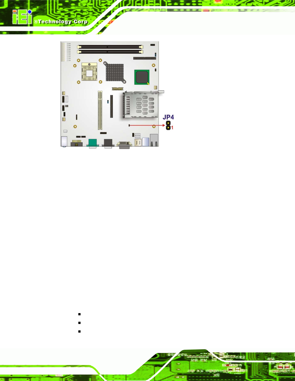 2 clear cmos jumper, Figure 5-8: cf card setup jumper location, See figure 5-8 | Figure 5-8 below | Intel iEi Motherboard A300 User Manual | Page 87 / 192