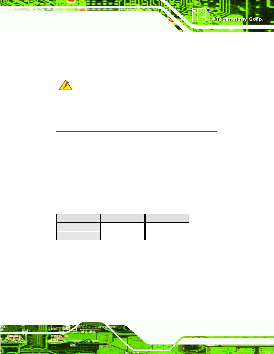 4 lcd voltage selection, Figure 5-10: com port setting jumper location, Table 5-5: lcd voltage selection jumper settings | See figure 5-10 | Intel iEi Motherboard A300 User Manual | Page 90 / 192