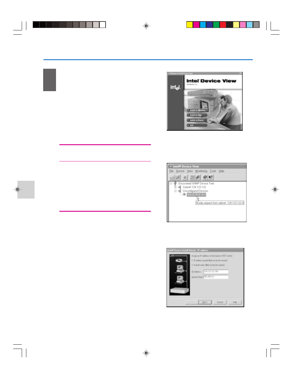 Intel, Device view, Facoltativo) | Installazione di intel device view | Intel 520T User Manual | Page 20 / 31