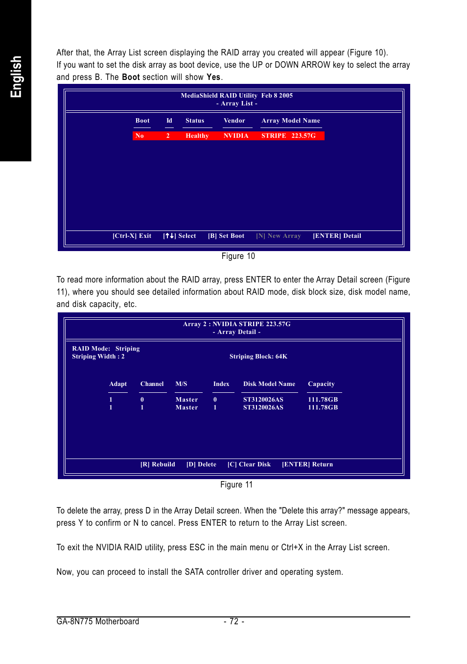 English | Intel GA-8N775 User Manual | Page 72 / 88