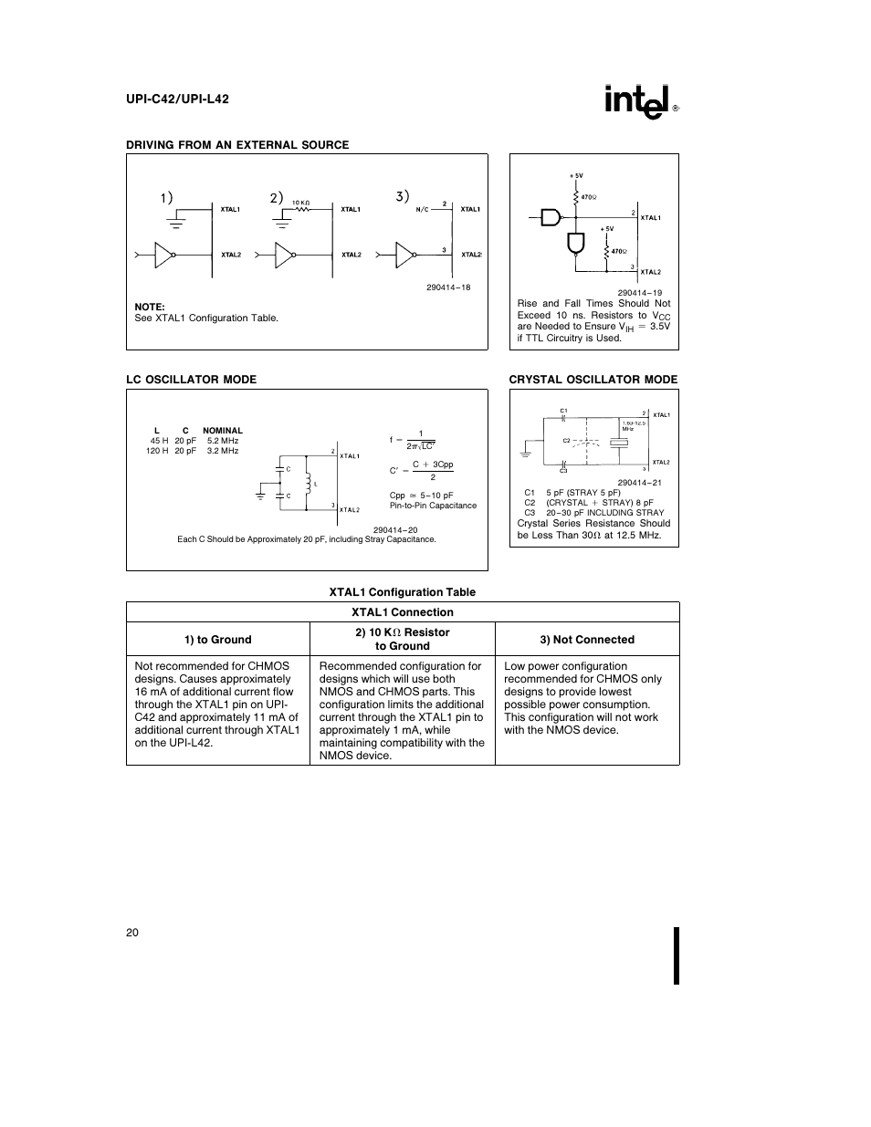 Intel UPI-C42 User Manual | Page 20 / 25