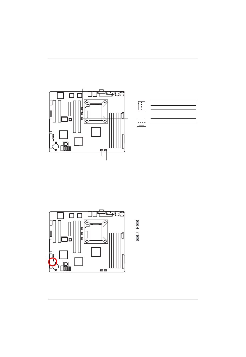 English, O / p / q / r ) uf2/3/4/5 (system fan connectors), S ) clr_cmos (clear cmos function) | Intel GA-4MXSV User Manual | Page 24 / 71
