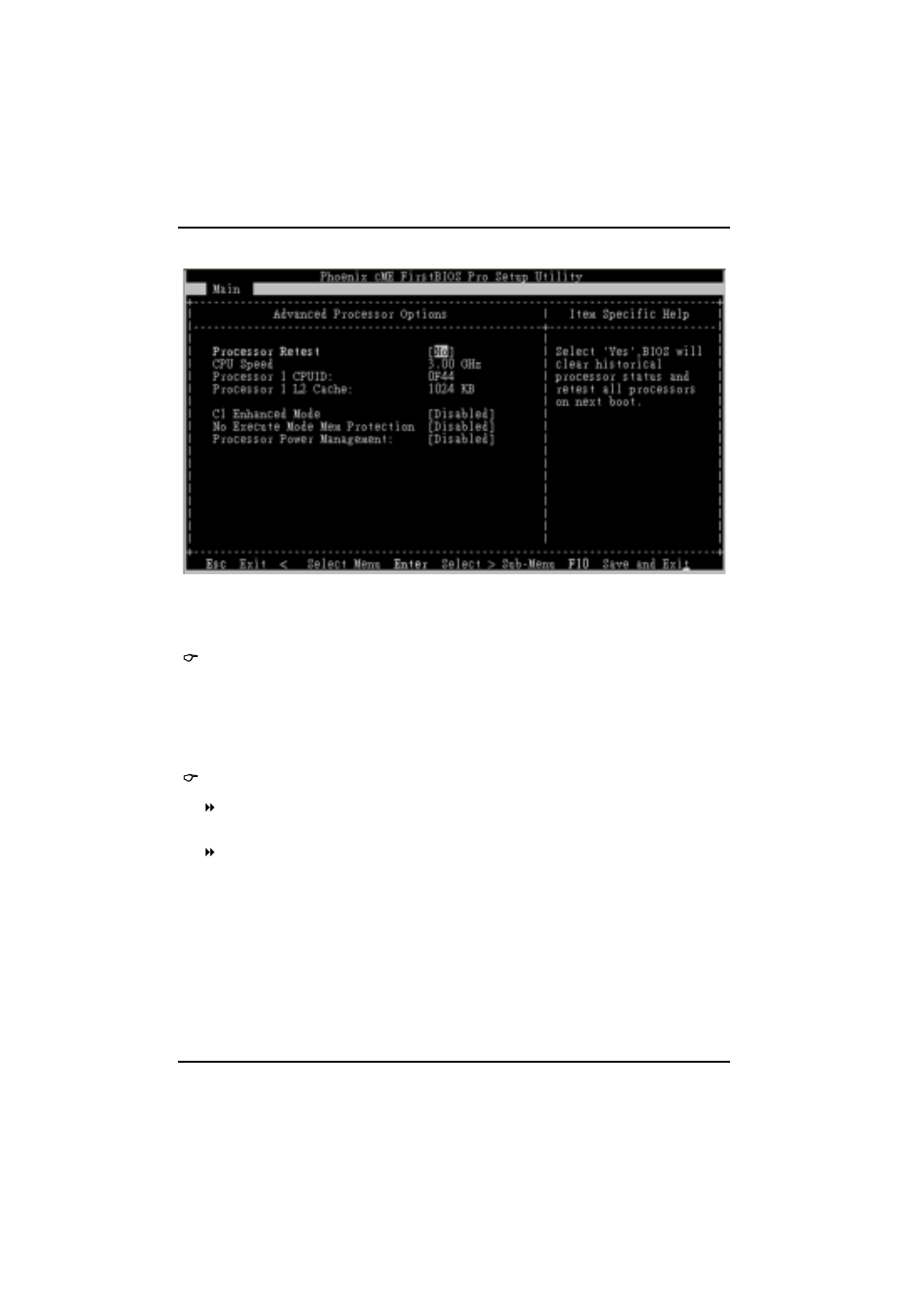 Advanced processor options | Intel GA-4MXSV User Manual | Page 32 / 71