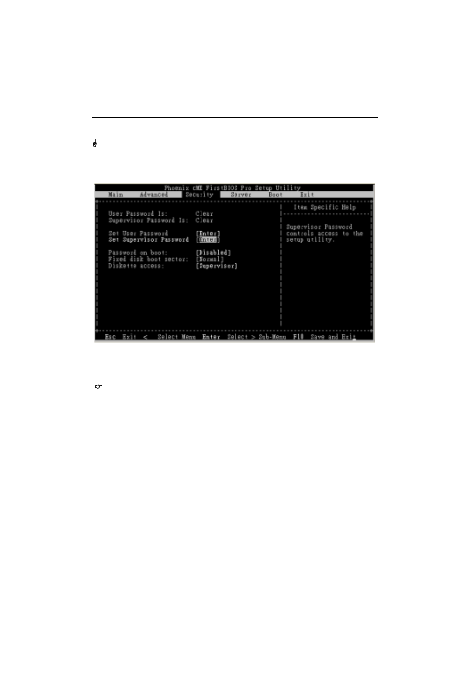 Security | Intel GA-4MXSV User Manual | Page 47 / 71