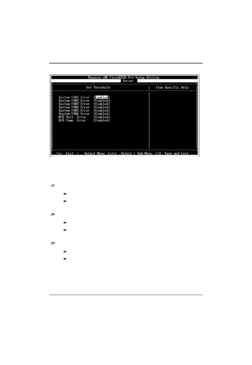 Set threshold | Intel GA-4MXSV User Manual | Page 55 / 71