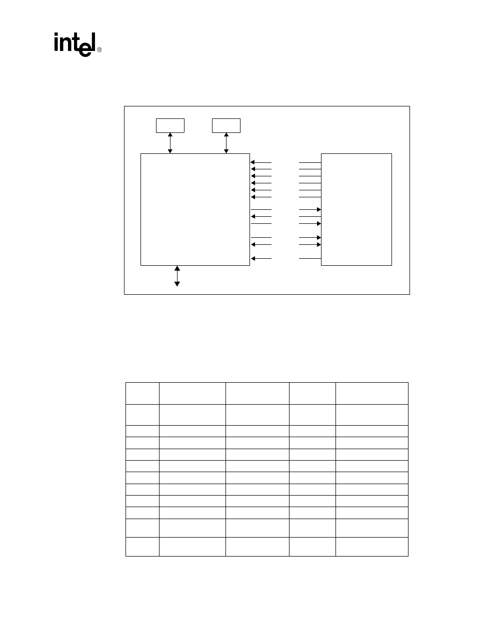 Figure 4. intel 82557/82555 solution, 3 media independent interface (mii), Table 1. 82555 mii | Media independent interface (mii) | Intel 82555 User Manual | Page 9 / 58