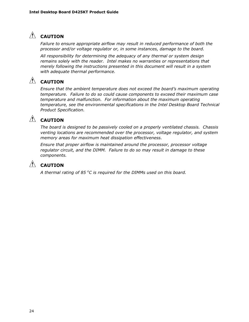 Intel D425KT User Manual | Page 24 / 60