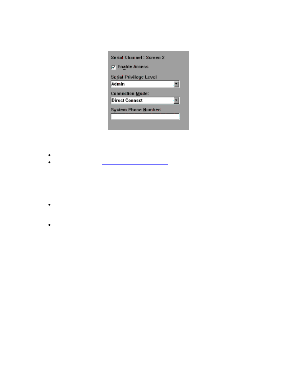 Serial/modem screen 2 – remote server management | Intel SE7320 User Manual | Page 20 / 30