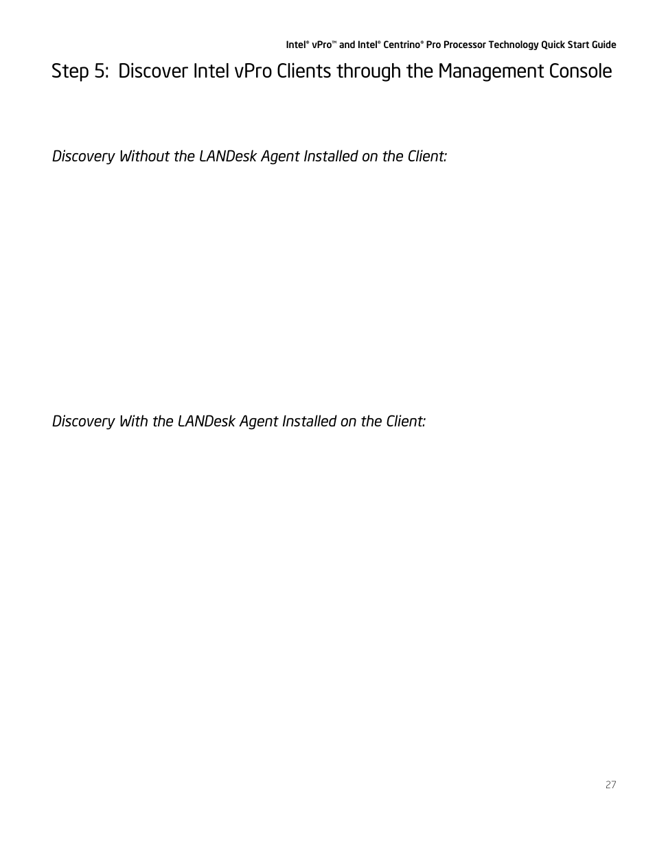 Intel vPro User Manual | Page 27 / 41