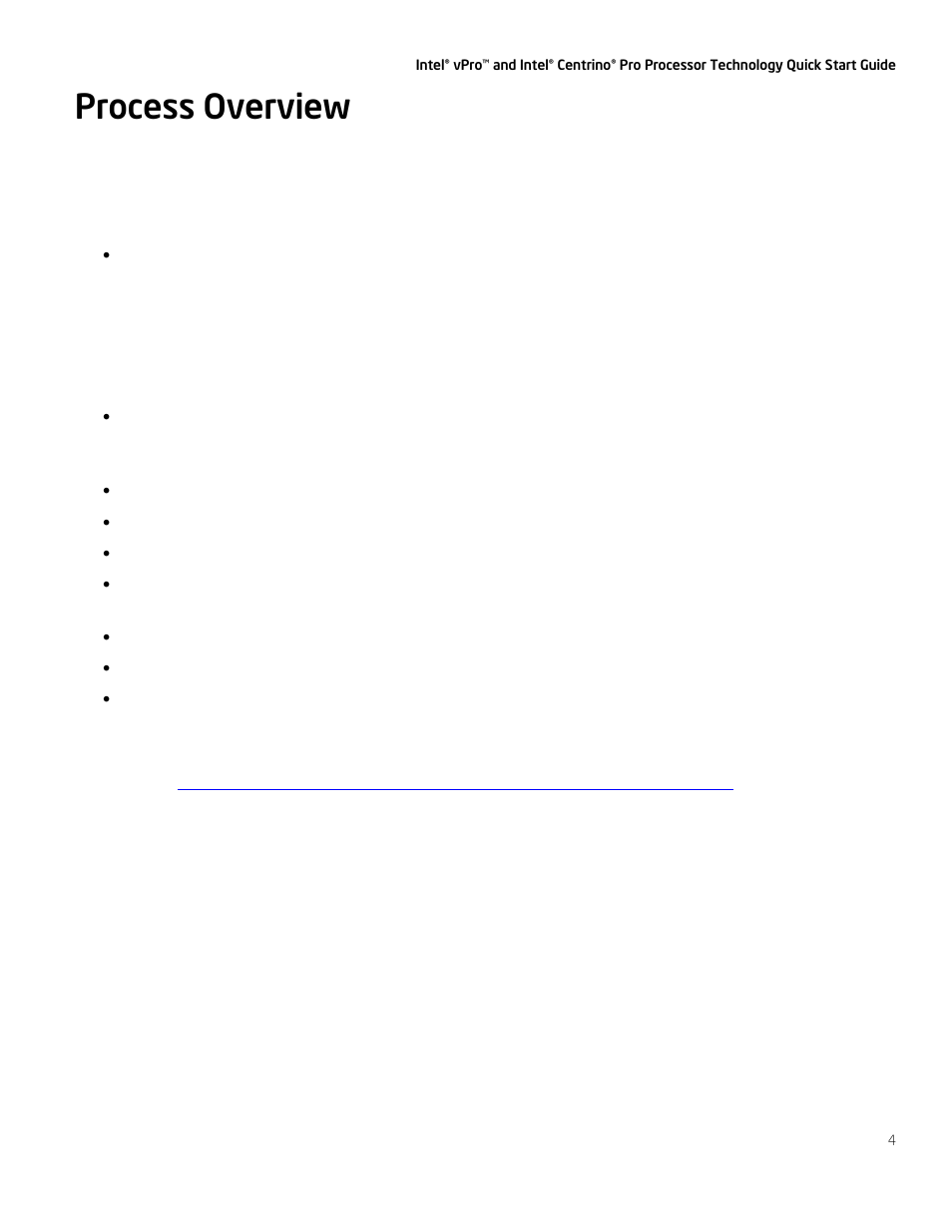 Process overview | Intel vPro User Manual | Page 4 / 41