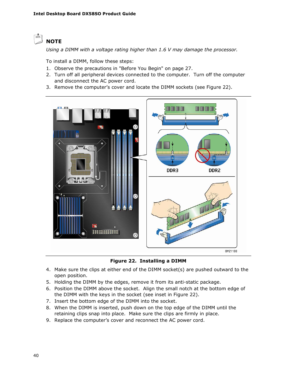 Intel DX58SO User Manual | Page 40 / 86