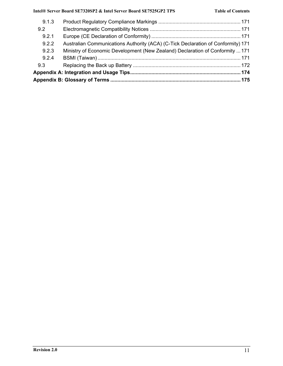 Intel SE7525GP2 User Manual | Page 11 / 175