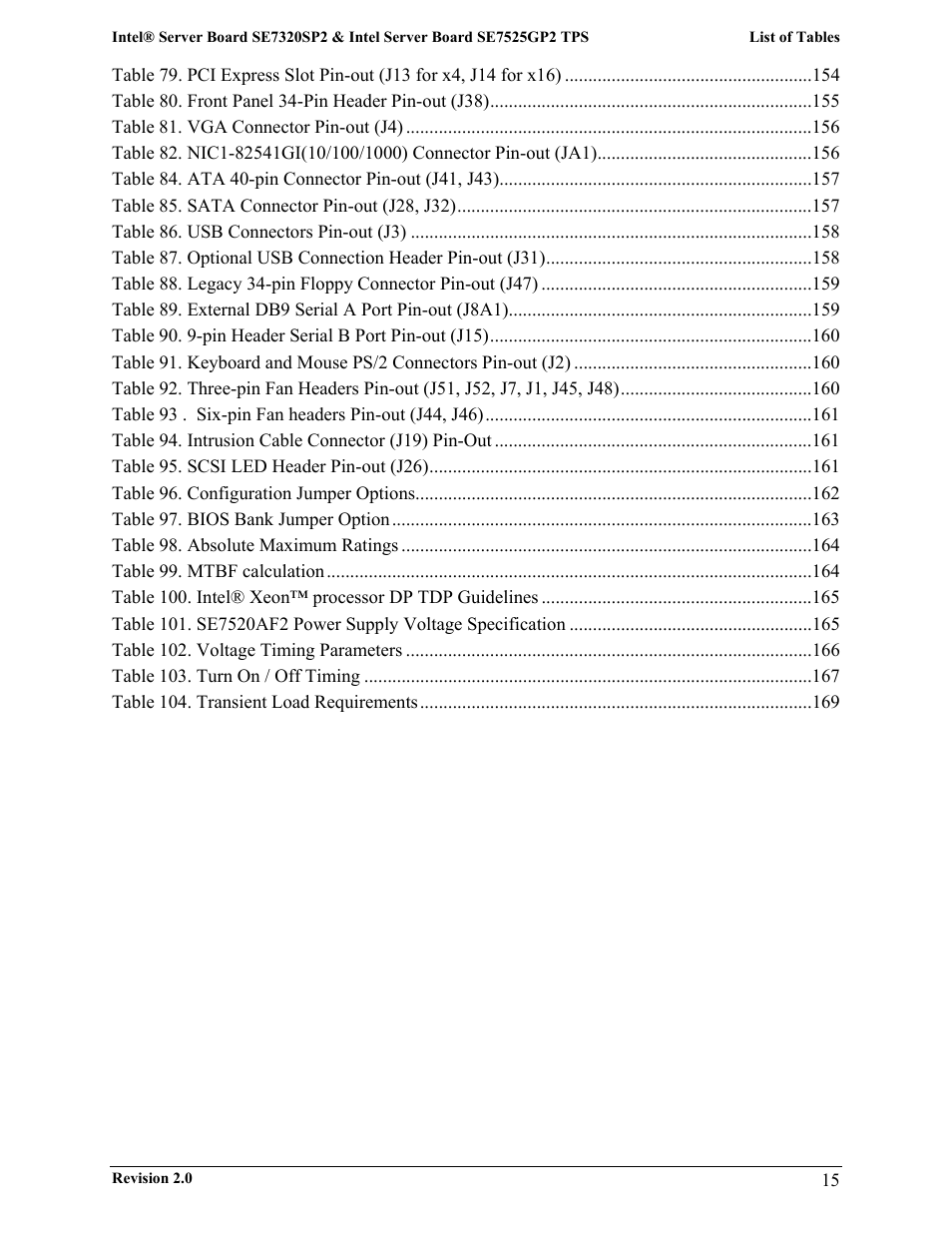 Intel SE7525GP2 User Manual | Page 15 / 175