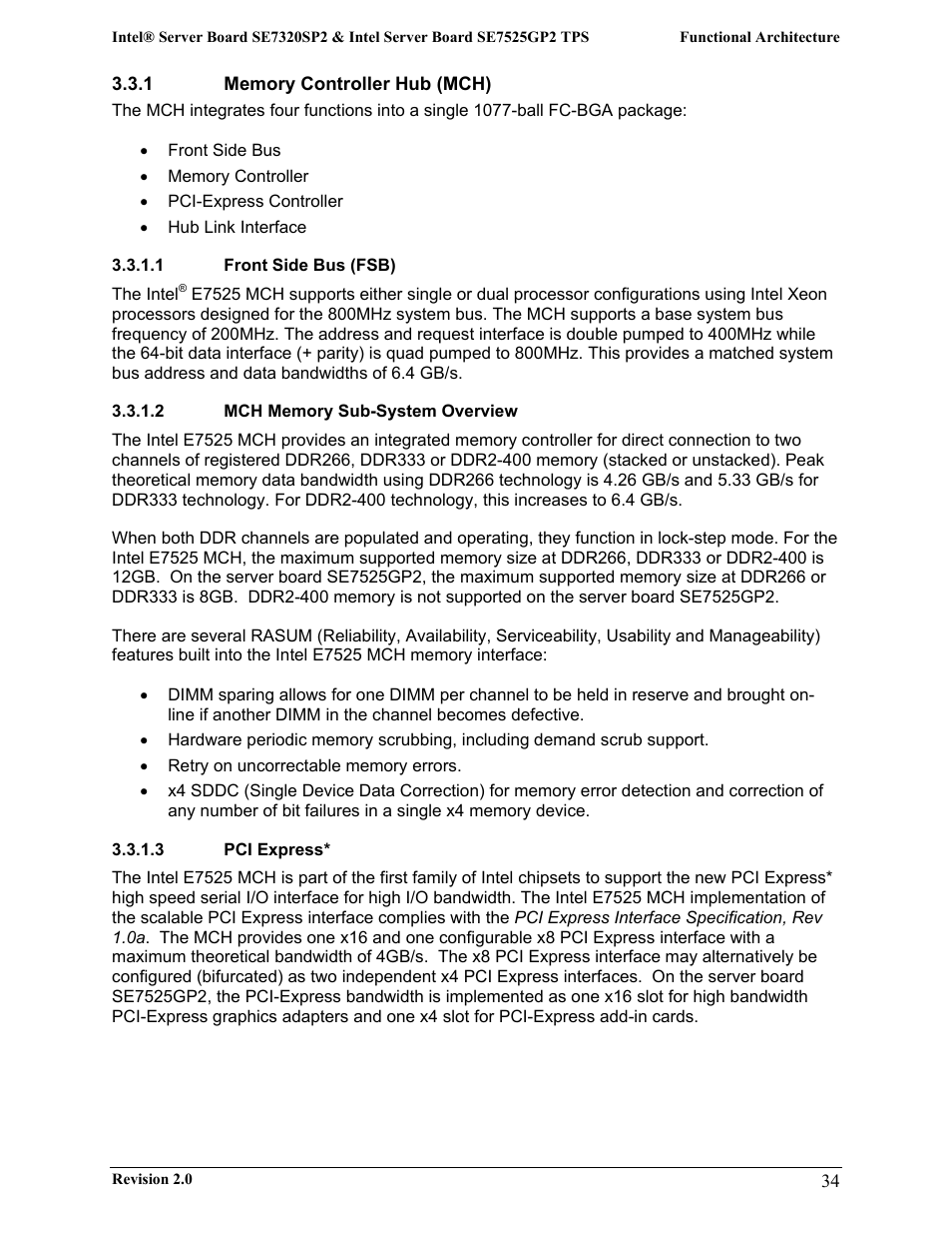 Intel SE7525GP2 User Manual | Page 34 / 175