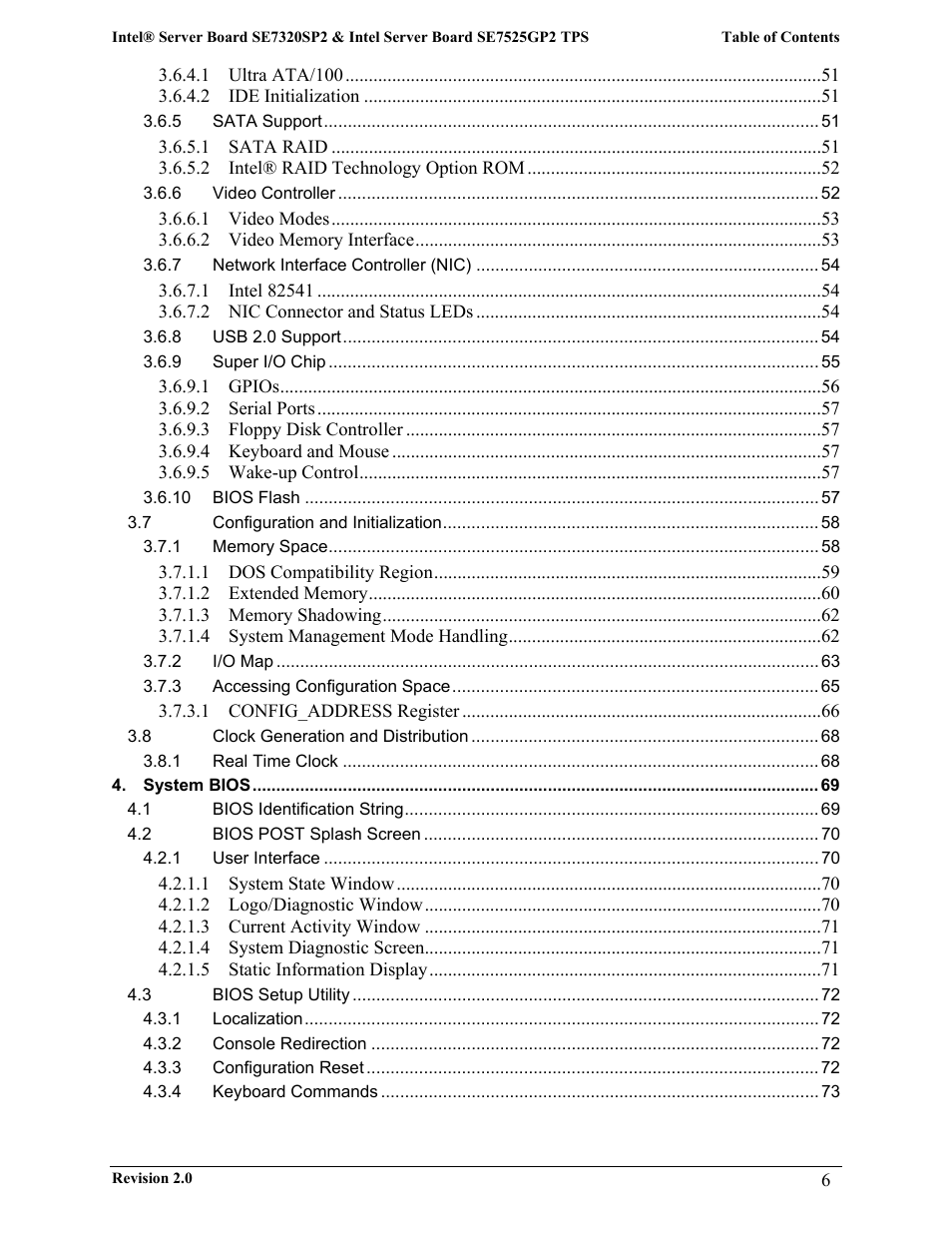 Intel SE7525GP2 User Manual | Page 6 / 175