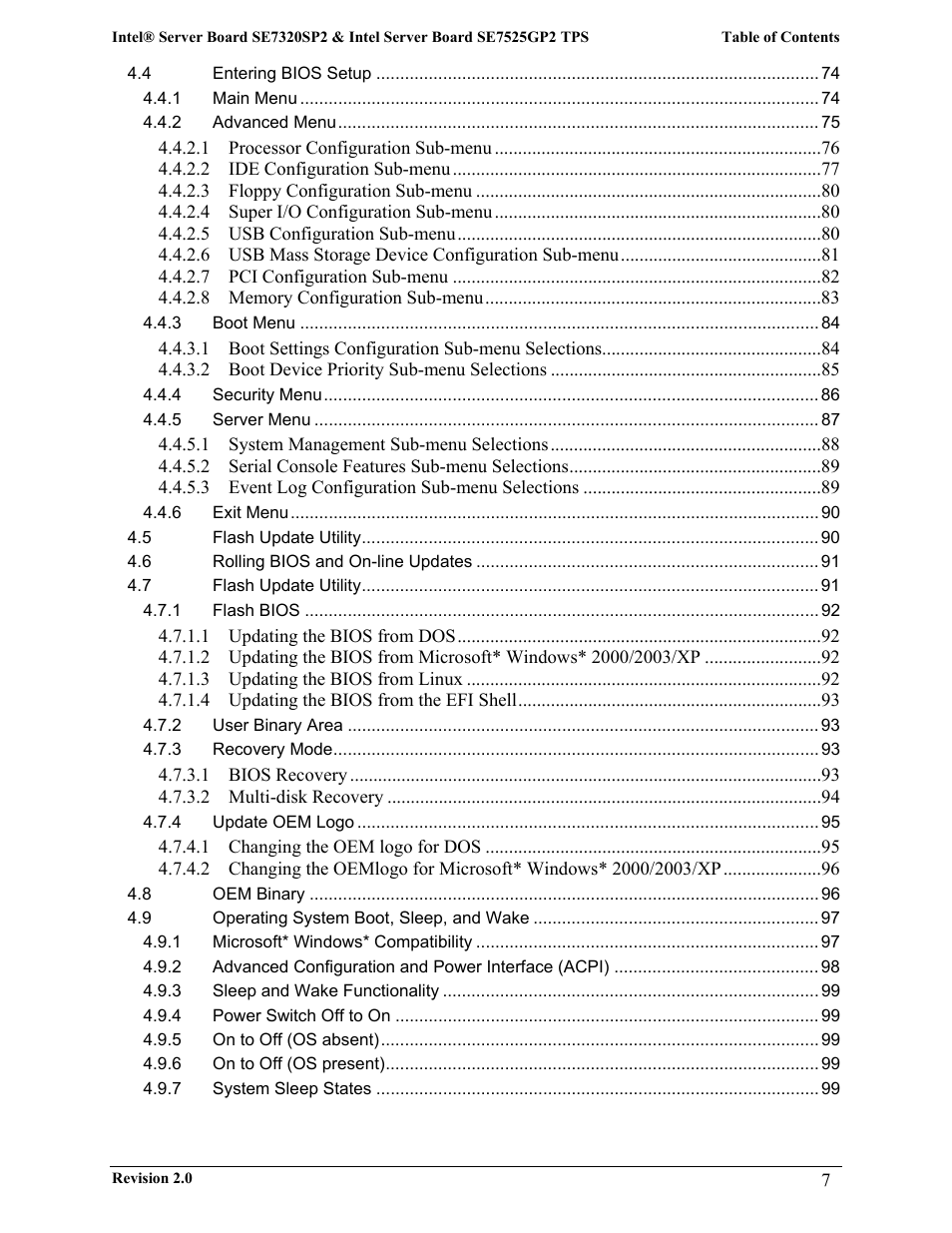 Intel SE7525GP2 User Manual | Page 7 / 175