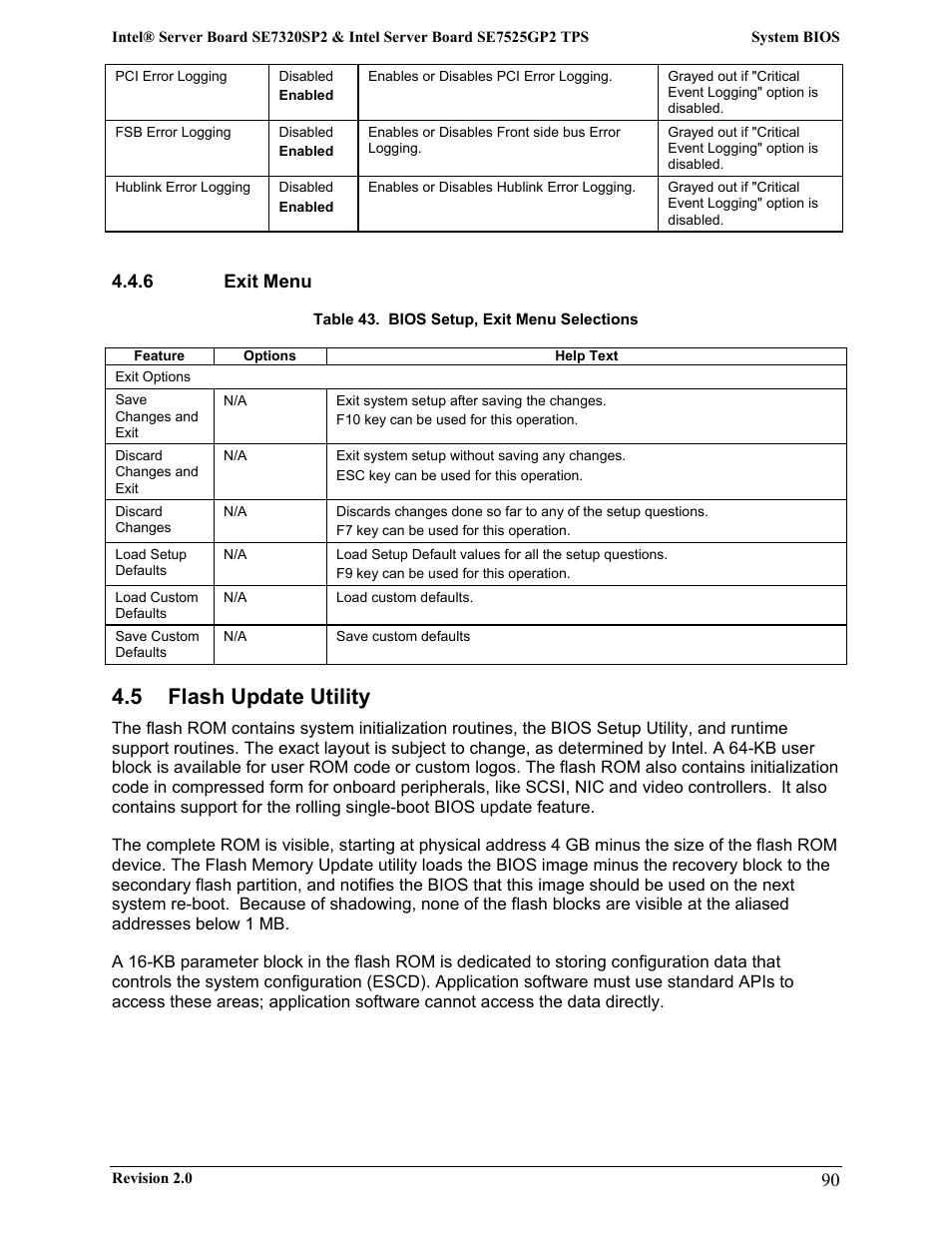 5 flash update utility | Intel SE7525GP2 User Manual | Page 90 / 175