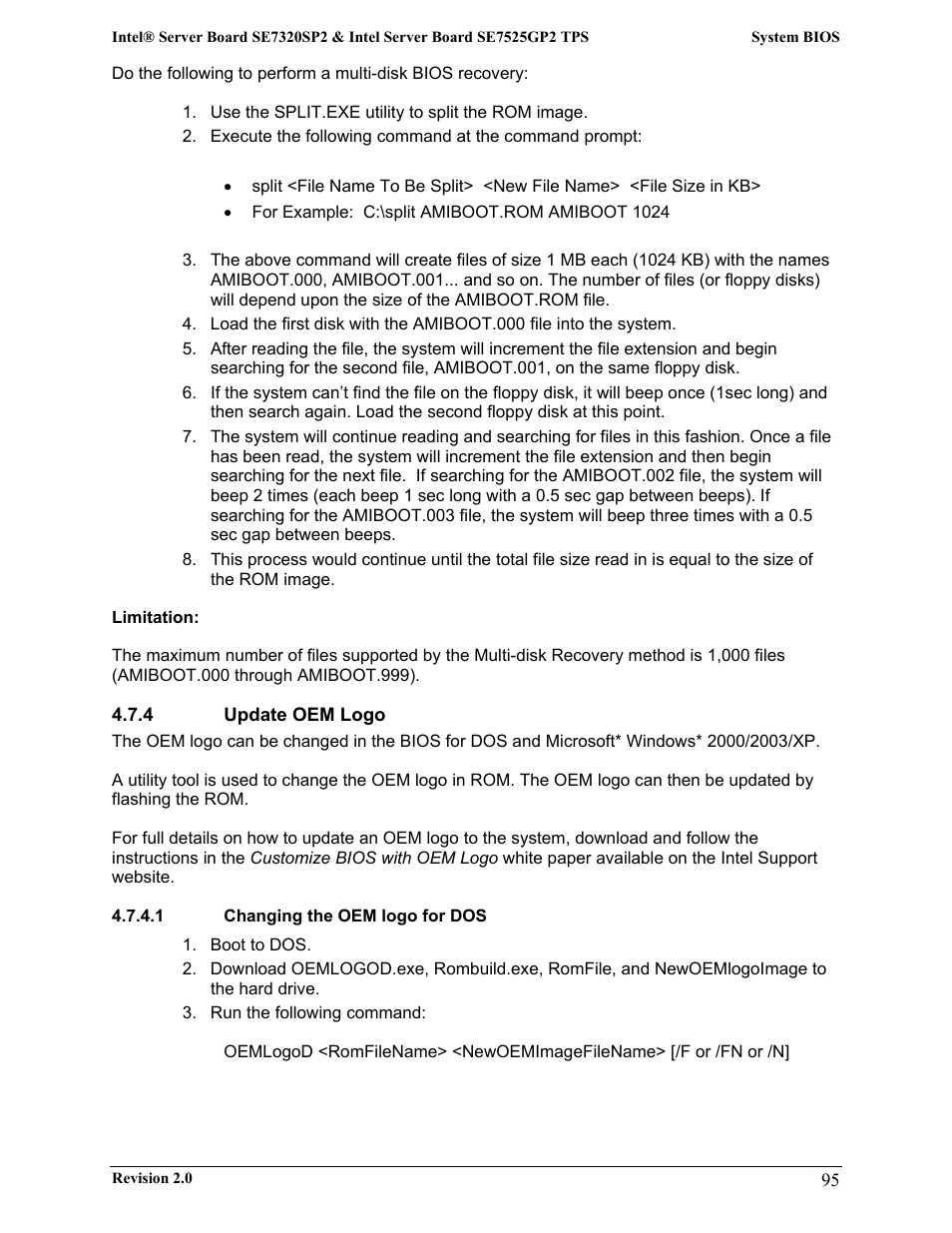 Intel SE7525GP2 User Manual | Page 95 / 175