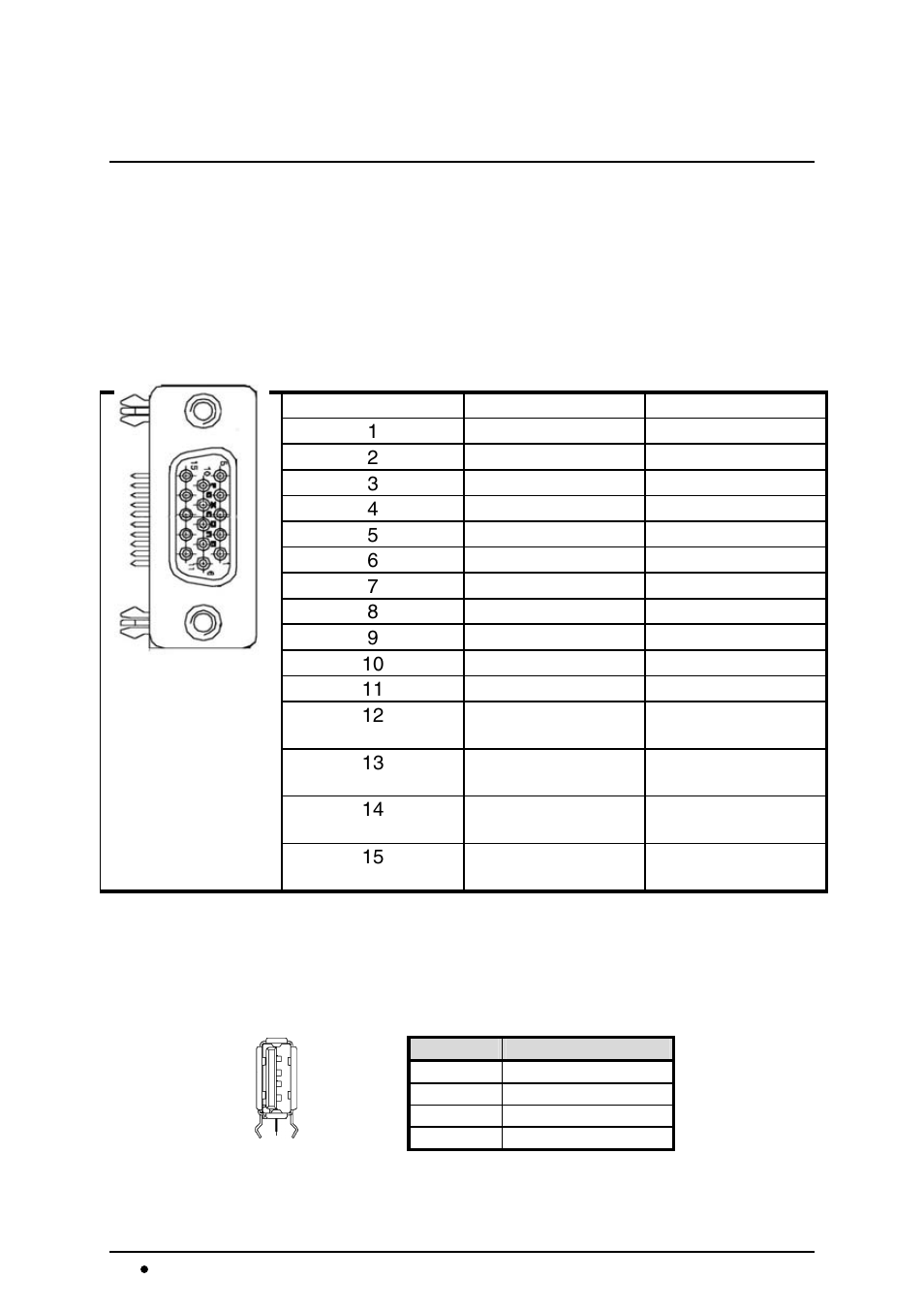 2 nupro-850 connector pin assignments | Intel NuPRO-850 User Manual | Page 20 / 50