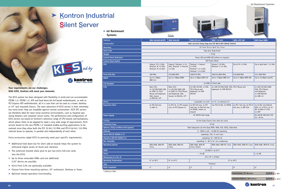 Kontron industrial s ilent server, Ed by, 4u rackmount | Systems | Intel Ethernet Switch Boards User Manual | Page 34 / 52