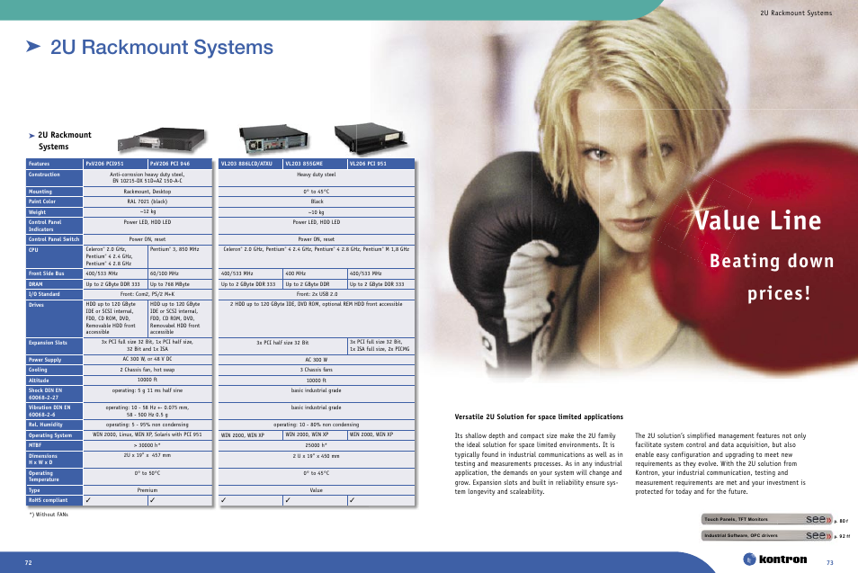 Value line, 2u rackmount systems, Beating down prices | 2u rackmount, Systems | Intel Ethernet Switch Boards User Manual | Page 38 / 52