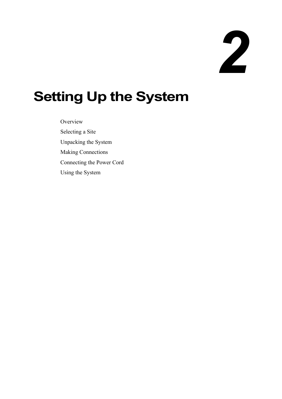 Chapter 2 - setting up the system, Setting up the system -1, Setting up the system | Intel Express 5800 TM700 User Manual | Page 35 / 132