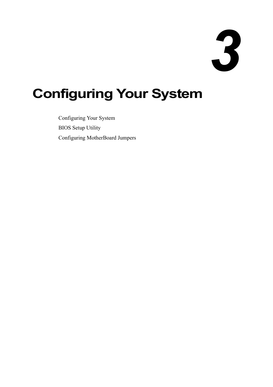 Chapter 3 - configuring your system, Configuring your system -1 | Intel Express 5800 TM700 User Manual | Page 45 / 132
