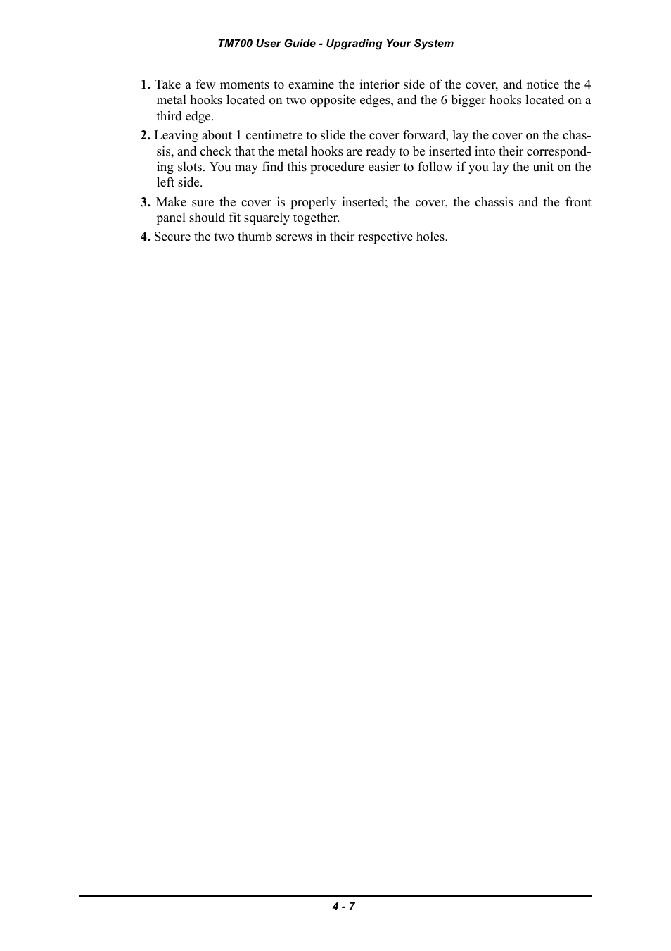 Intel Express 5800 TM700 User Manual | Page 67 / 132