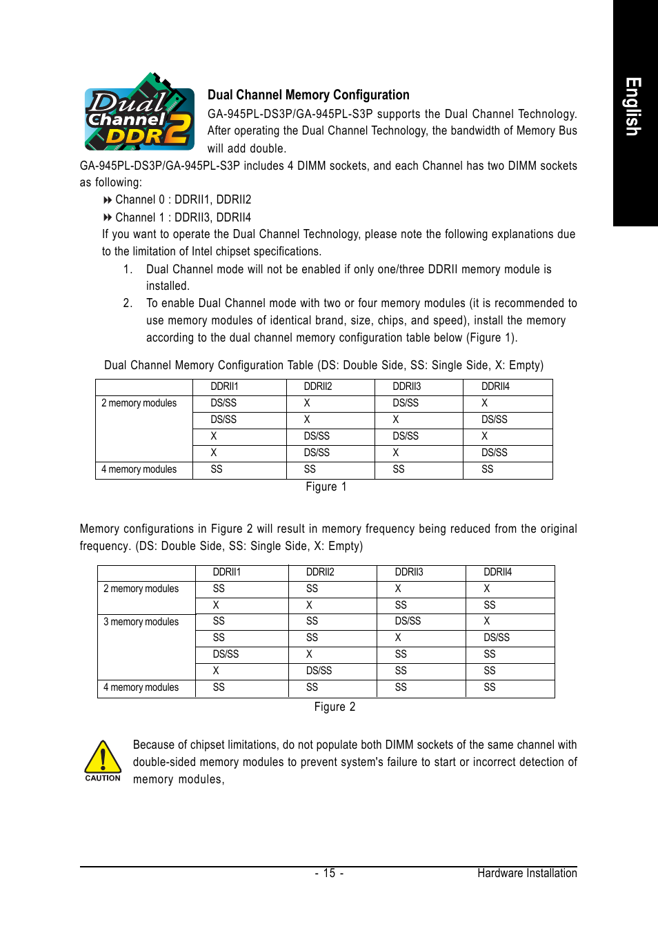 English | Intel GA-945PL-S3P User Manual | Page 15 / 72