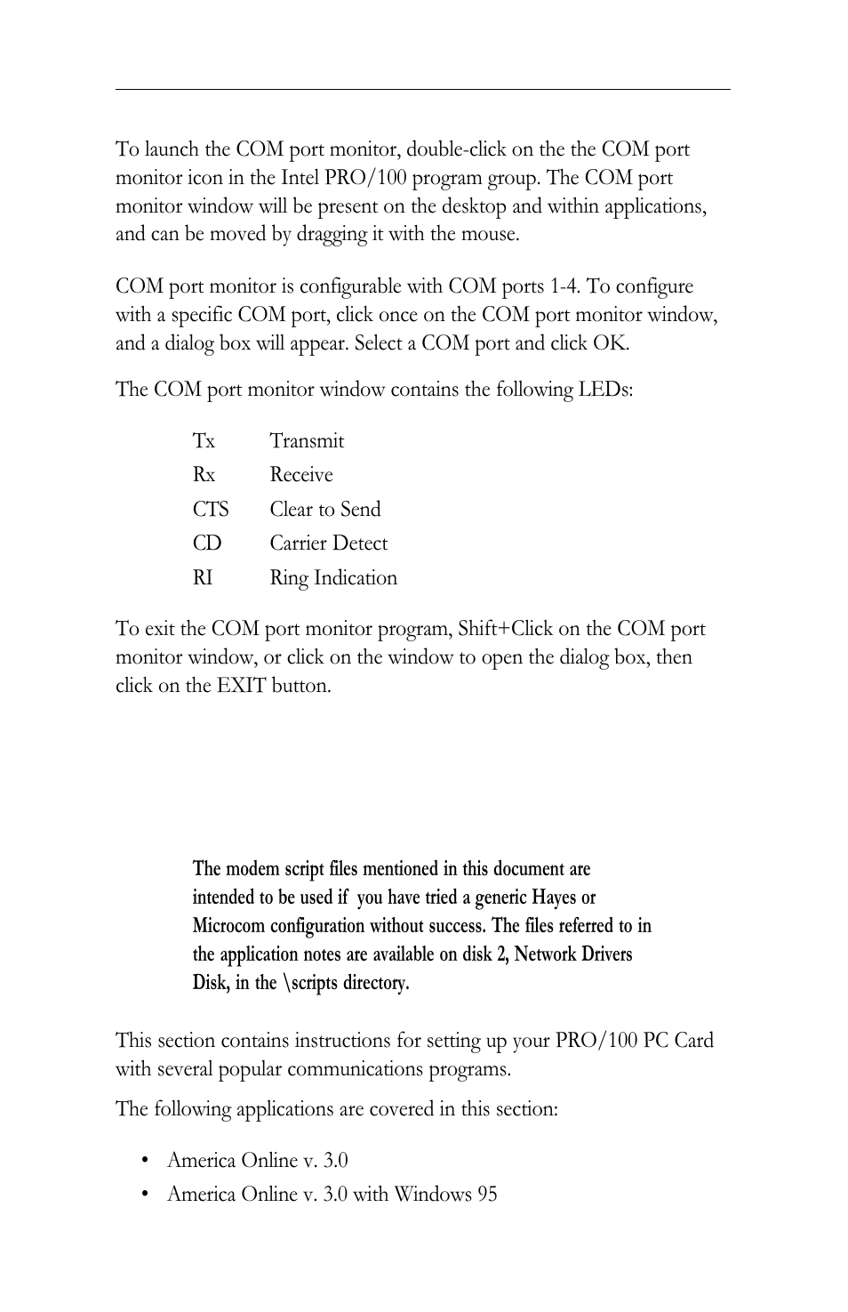 Intel LAN+Modem56 PC Card PRO/100 User Manual | Page 110 / 178