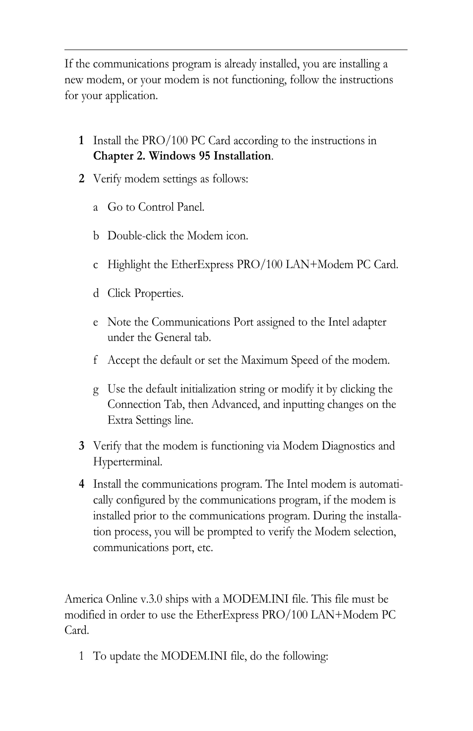 Intel LAN+Modem56 PC Card PRO/100 User Manual | Page 112 / 178