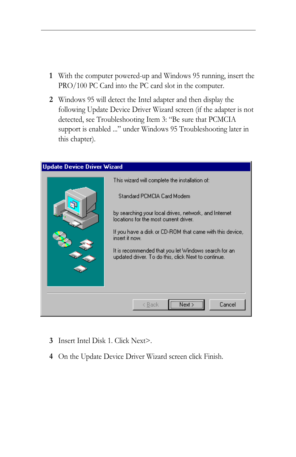 Intel LAN+Modem56 PC Card PRO/100 User Manual | Page 17 / 178